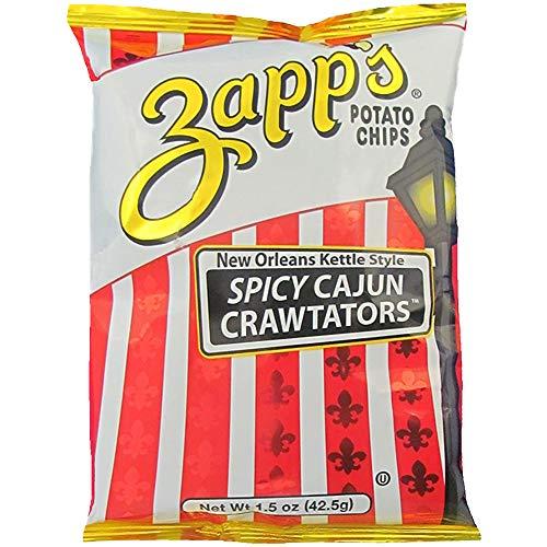 Zapp's Potato Chips Zapp's Potato Chips, Spicy Cajun Crawtators, New Orleans Kettle Style, 1.5oz Bag (12-Pack)