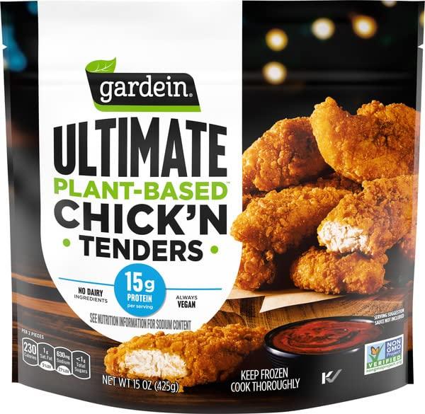 Ready Set Gourmet Gardein Chick\'n Tenders Plant-Based Ultimate - No Dairy Ingredients - Always Vegan - 15g Protein Per Serving - 4 Boxes (15.oz Each) - Ready Set Gourmet Donate a Meal Program