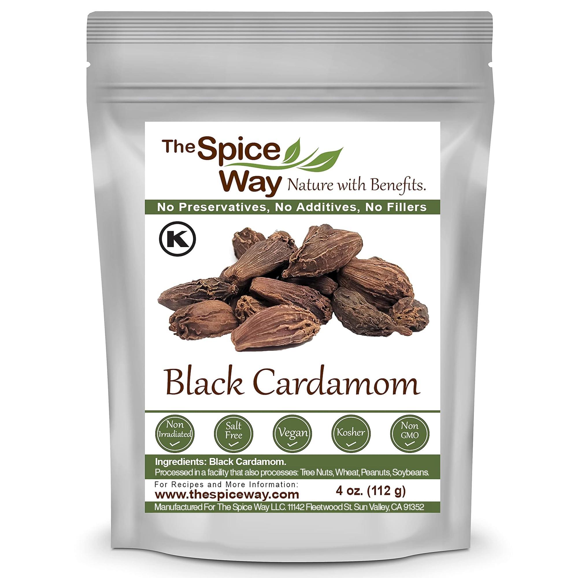 The Spice Way The Spice Way Black Cardamom - (4 oz) bulk whole black pods
