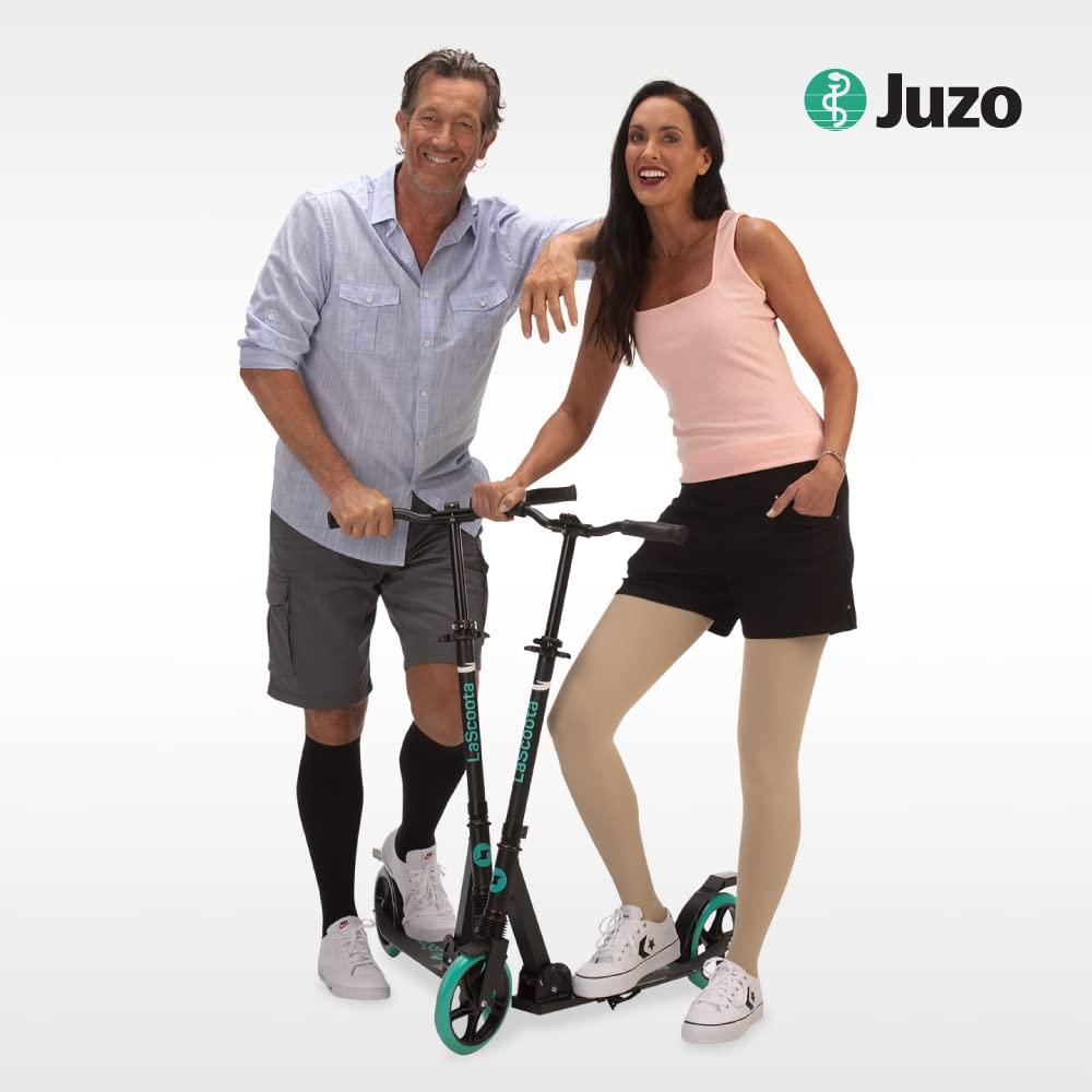 Juzo Juzo Soft 2001 Thigh-High 20-30mmhg Compression Closed Toe Stocking , Beige, 5 (V) Short