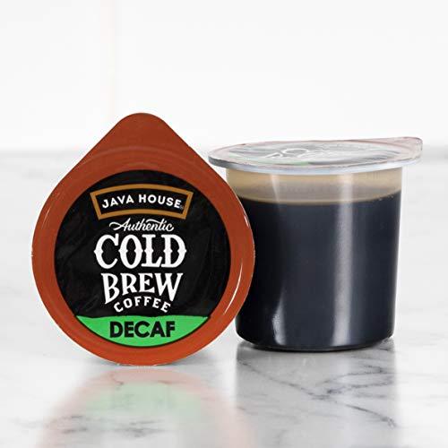 Java House Java House Cold Brew Coffee Concentrate Single Serve Liquid Pods - 1.35 Fluid Ounces Each (Decaf, 12 Count)