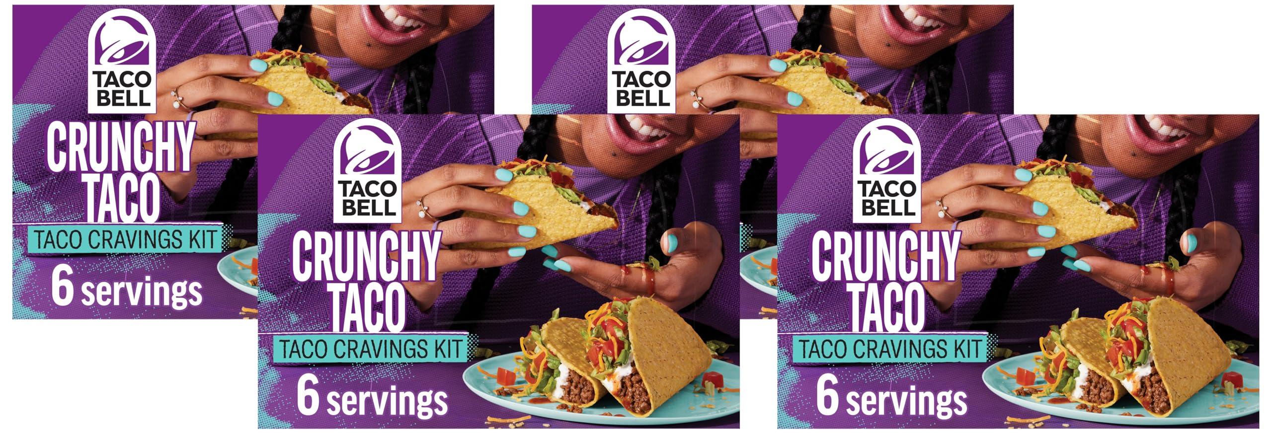 Taco Bell Taco Bell Crunchy Taco Dinner Kit (12 Count per Box) (Pack of 4)