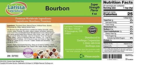 Larissa Veronica Bourbon Super Strength Flavor (4 oz, ZIN: 527553) - 2 Pack