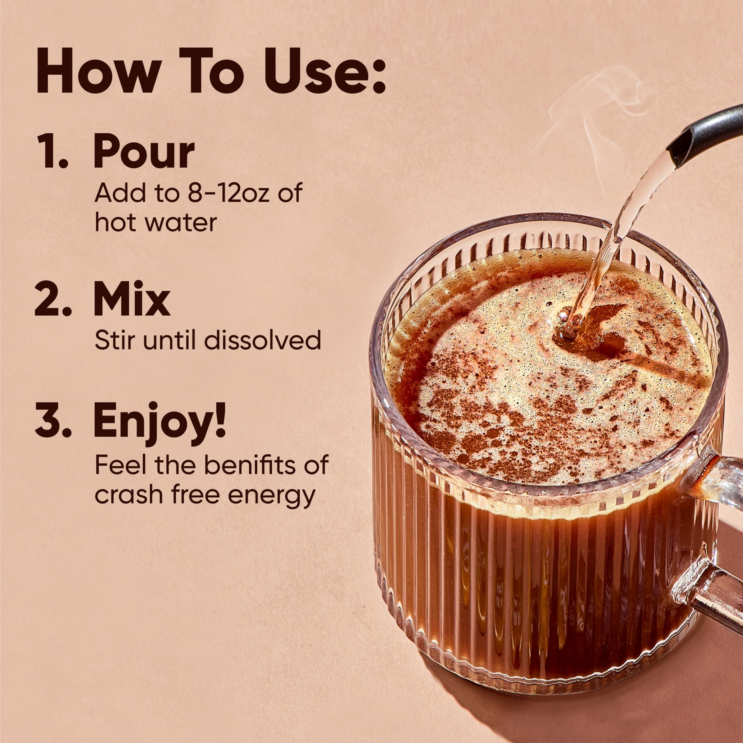 IQBAR IQJOE Instant Mushroom Coffee Packets with Lions Mane and Magtein Magnesium L-Threonate - New Variety Pack - Clarity and Mood Enhancing - Sugar Free, Keto, Vegan - 200mg Natural Caffeine - 40 Count