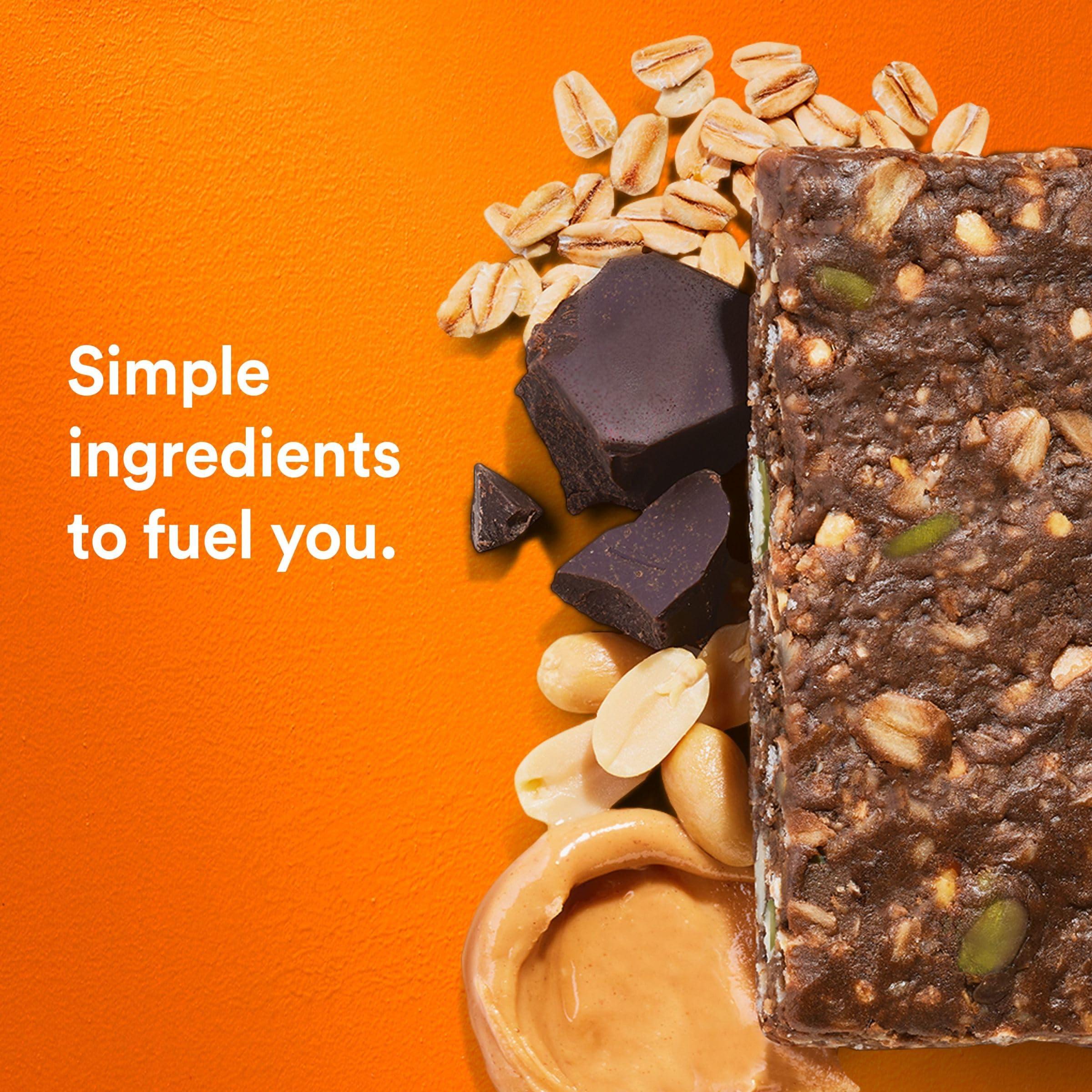 RXBAR RXBAR Nut Butter and Oat Protein Bars, Protein Snacks, Snack Bars, Dark Chocolate Peanut Butter, 23.2oz Box (12 Bars)