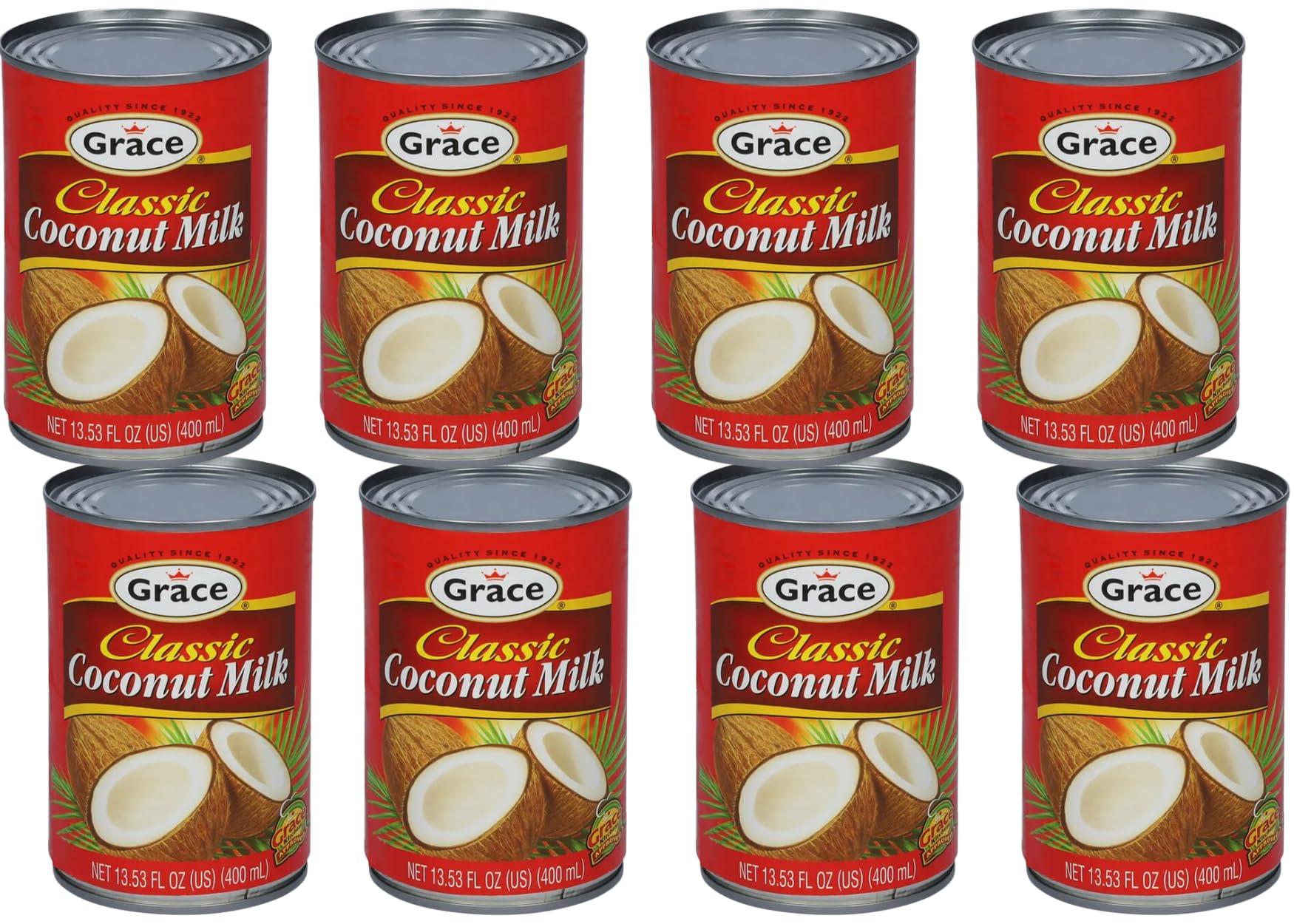 Grace Grace Coconut Milk, 13.5000-ounces (Pack of8)