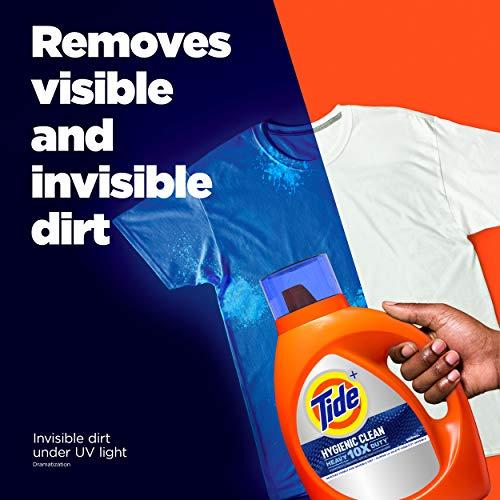 Tide Tide Hygienic Clean Heavy 10x Duty Power PODS Laundry Detergent Soap Pods, Original, 41 count, For Visible and Invisible Dirt