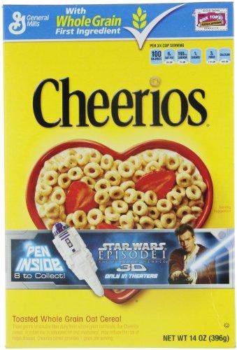 General Mills Cheerios Toasted Whole Grain Oat Cereal 14 oz