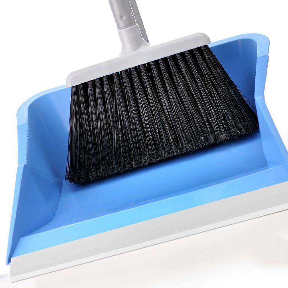 Gatuida Gatuida Plastic Strip Replacement for Dustpan, 8Pcs 26cm Dustpans Edge Bar Dust Pan Inlet Soft Pressing Strips Garbage Shovel Closing Edges Straps Dustpan Accessories Gray Black