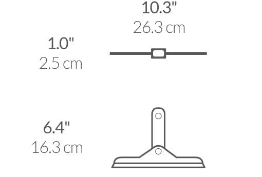 simplehuman simplehuman Foldaway Squeegee, Stainless Steel