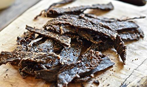 NO MANS LAND BEEF JERKY No Man’s Land BLACK PEPPER Beef Jerky High Protein Low Calorie Low Carb Beef Snack 16oz Bag