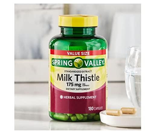 Spring Valley Spring Valley - Milk Thistle 175 mg, 180 Capsules