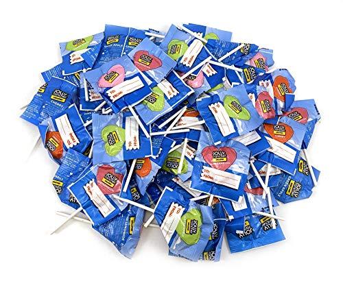 SUNNY ISLAND JOLLY RANCHER Hard Candy Heart Shaped Lollipops, Original Flavors Assortment, 2 Pound Bag
