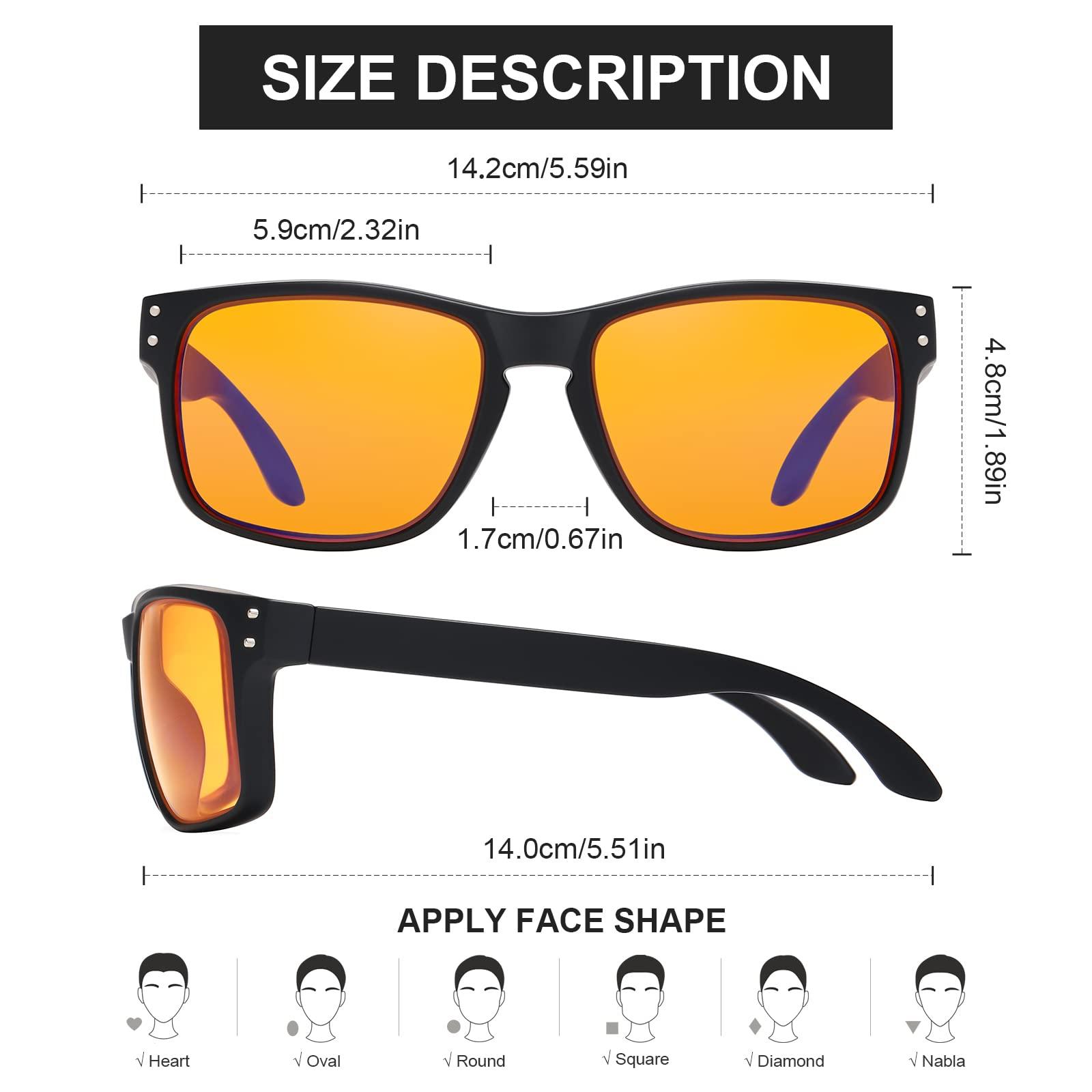 Okany Okany Blue Light Blocking Glasses Gaming Computer Glasses Powerful Professional Screen Filter, 4.0 Upgraded Technology Anti-Fatigue Anti Glare UV Protection & Eyestrain Game Glasses for Women Men