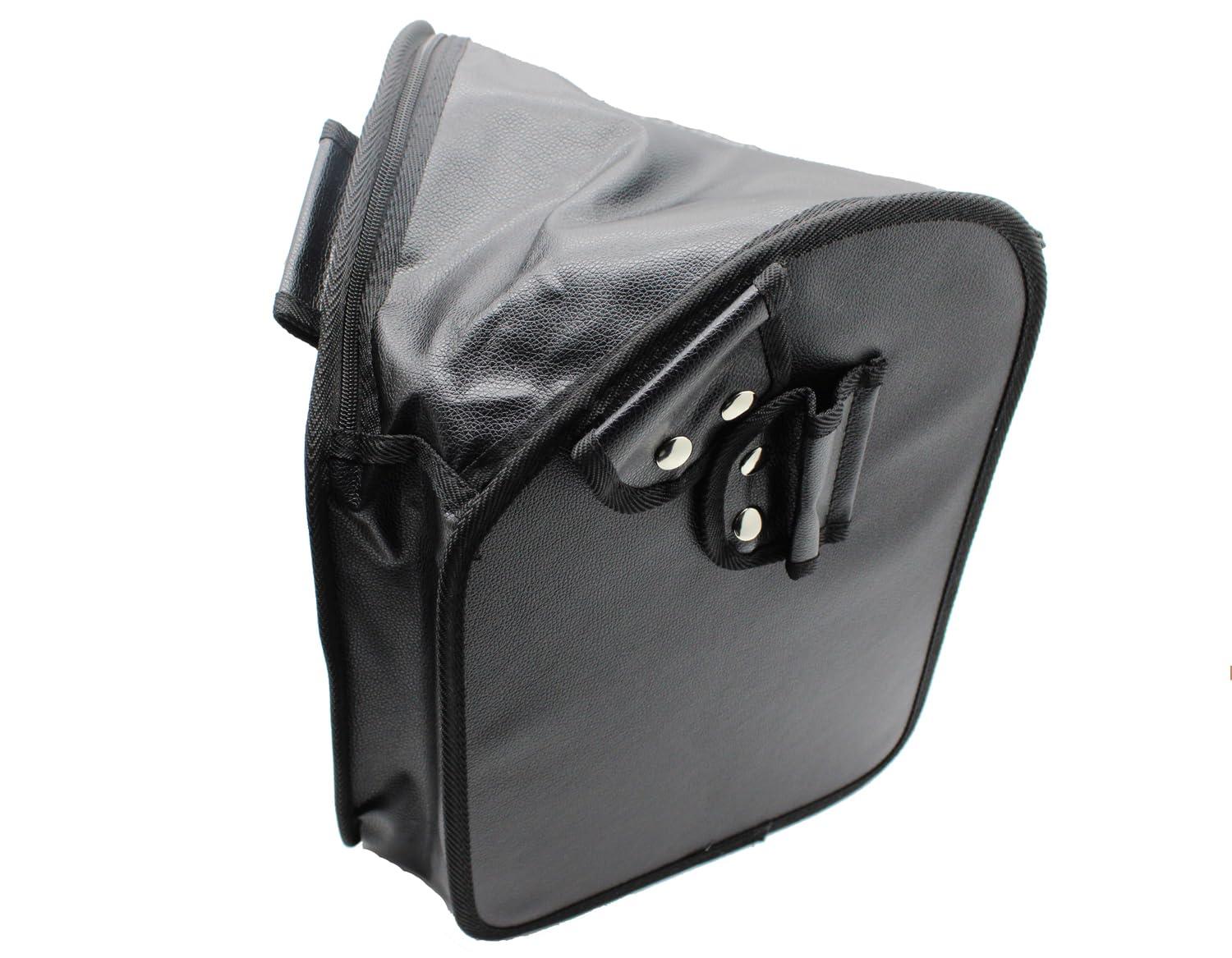 ForconMed 3 Wheel rollator Storage Bag,Bag for 3 Wheel Walker,Pouch Bag for 3 Wheeled Rollator Walker, 3-Wheel Walker Bag,Tote Bag with Snaps,3 Wheel rollator Universal Replacement Part.(1Ea,Black)