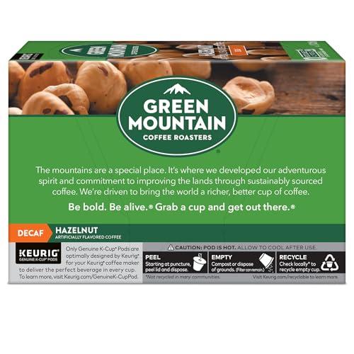 Green Mountain Coffee Roasters Green Mountain Coffee Roasters Hazelnut Decaf Keurig Single-Serve K-Cup pods, Light Roast Coffee, 60 Count (6 Packs of 10)