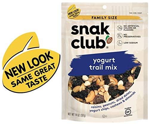 Snak Club Snak Club Yogurt Trail Mix, 14 Ounce (Pack of 6)