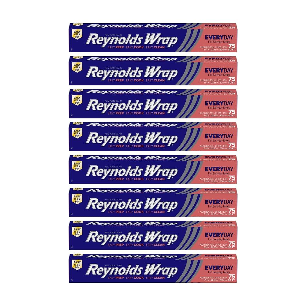 Reynolds Wrap Reynolds Wrap Aluminum Foil 75 sq ft (Pack of 8)