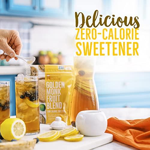 BetterBody Foods BetterBody Foods Golden Monk Fruit Sweetener Blend - Sugar Substitute, Zero Calorie, Keto Diet Friendly, Zero Net Carbs, Zero Glycemic, Baking, Extract, Sugar Replacement 1 lb, 16 Oz