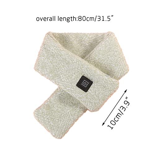 JURANMO Heated Scarf for Women Rechargeable Neck Heating Pad Electric Heated Neck Wrap Thermal Neck Brace for Relief
