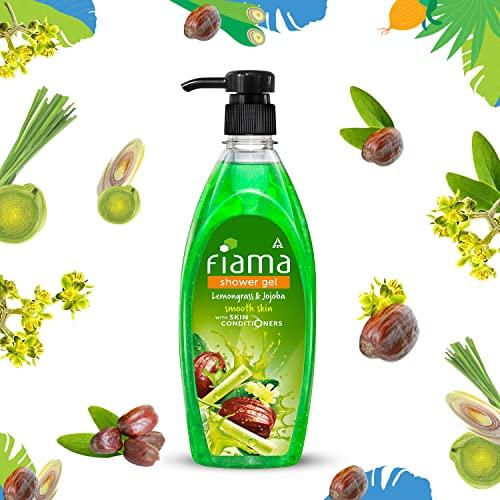 ITC Fiama Shower Gel, Lemongrass and Jojoba, 550ml