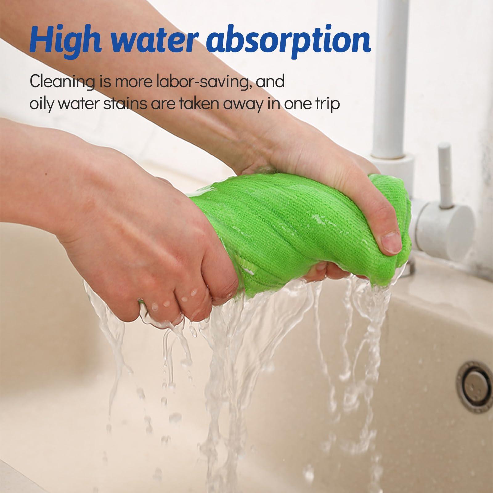 Ttarxug Ttarxug Microfiber Cleaning Cloths, Premium All-Purpose Car Cloth, Lint Free, Scratch-Free, Absorbent Cleaning Towel for Cars, SUVs, House, Kitchen, Window, Gifts(10in.x10in.) (Rose red, 100)