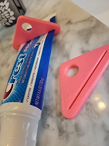 Znet3D Toothpaste Tube Squeezer Dispenser - Tube Squeezer for Creams, Paint Tube, Cosmetics, Hand Cream - (4 Pack) - Znet3D (Blue)