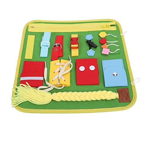 Dioche Memory Loss Fidget Blanket Dementia Sensory Pad Educational Sensory Toys Alzheimer Patient Anxiety Sensory Blanket Anxiety Relief Improves Mental Stimulation
