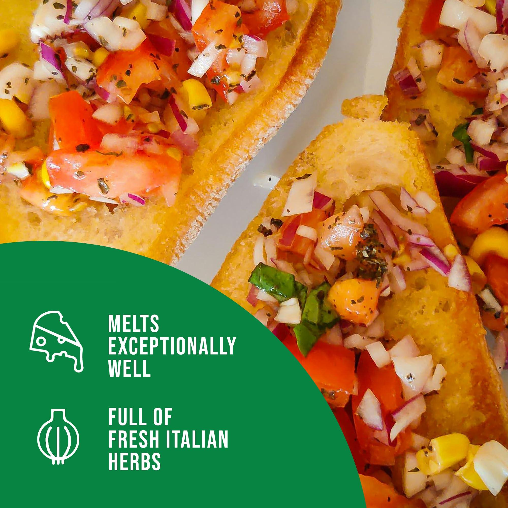 Gardner\'s Wisconsin Cheese Gardner\'s Wisconsin Cheese, Artisan Cheese 4 Packs (Italian Herb Bruschetta Cheddar) (6 Ounces Per Block) - Artisan Cheese Made in Wisconsin, Perfect for Grilling, Barbecues, and Holidays!