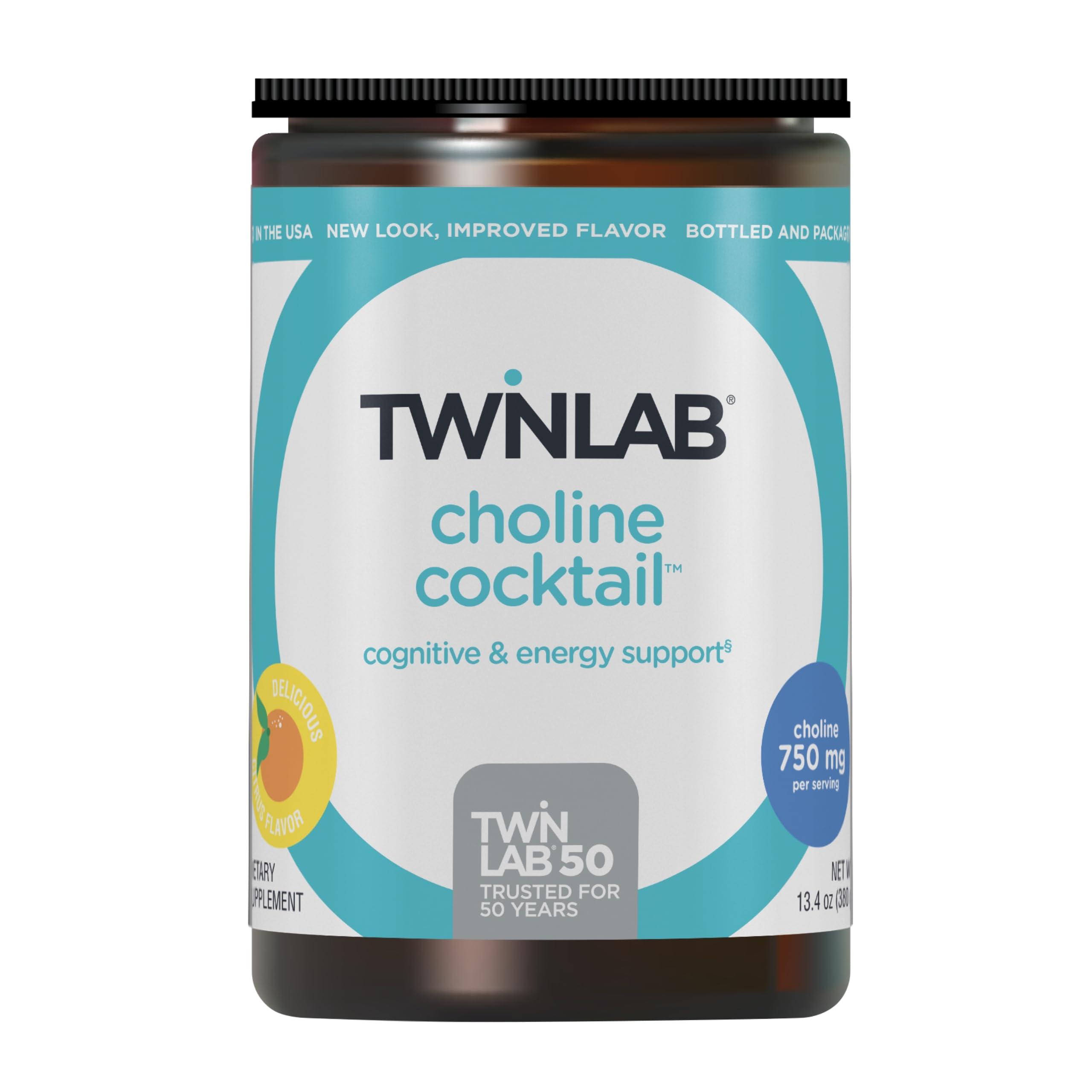 Twinlab Twinlab Choline Cocktail - Brain Health Support - Energy Supplement for Men & Women - 13.33 oz