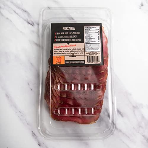 Brooklyn Cured Brooklyn Cured Bresaola - Pre-Sliced Air Dried Beef (2 Ounce) - Pack of 3