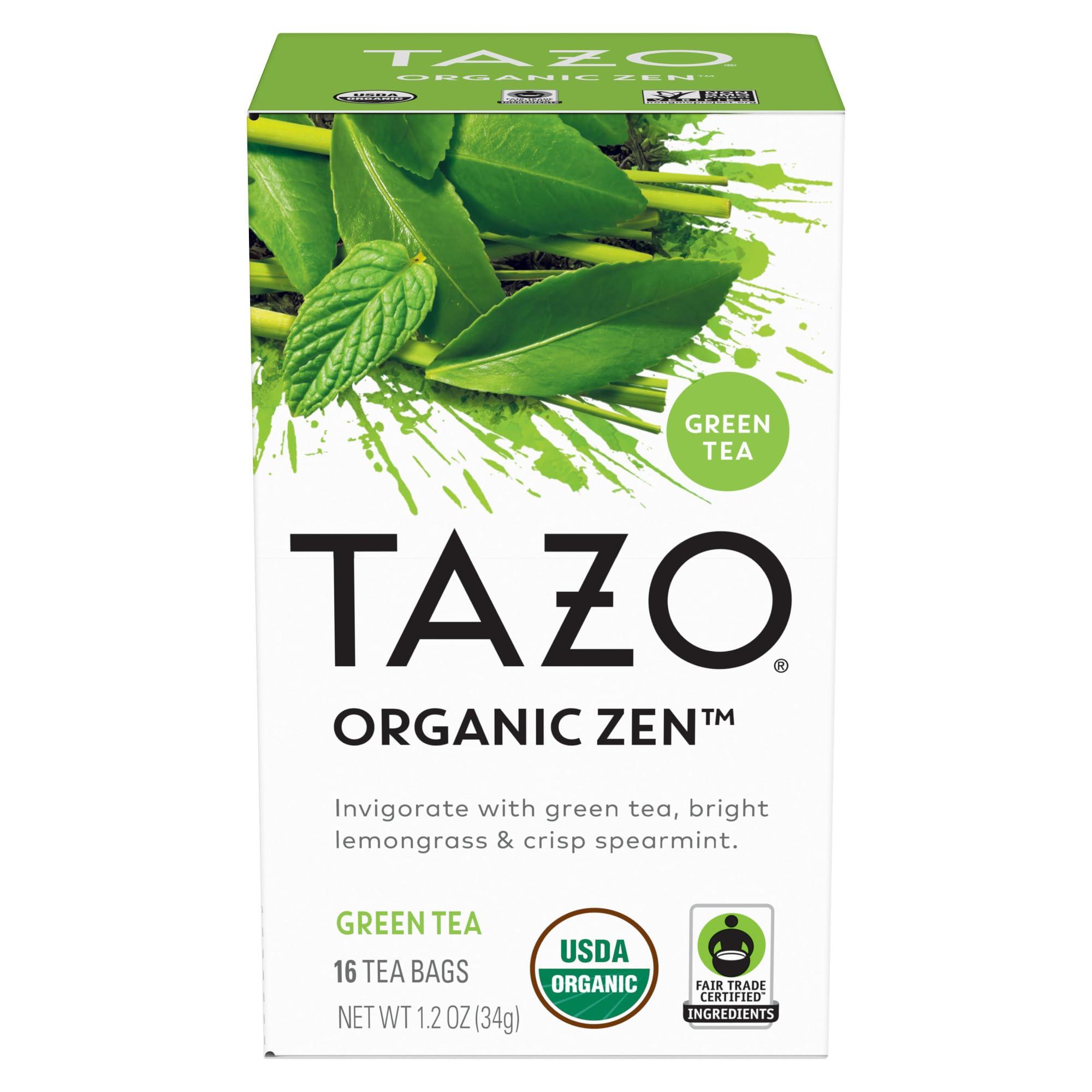 TAZO TAZO Organic Zen Green Tea, 16 Total Tea Bags