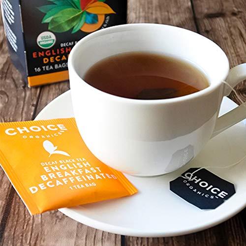 Choice Organics Choice Organic Teas English Breakfast Tea Decaffeinated Organic -- 16 Tea Bags