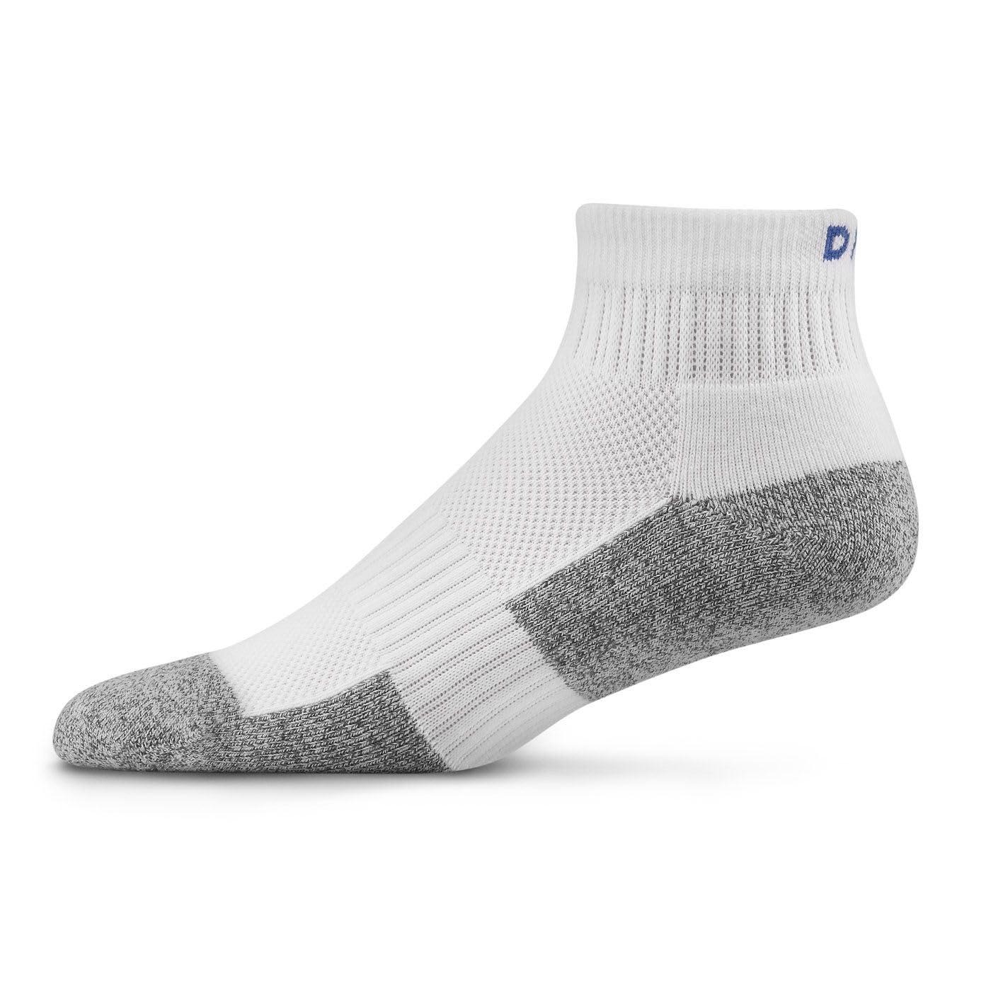 Dr. Comfort Dr. Comfort Diabetic Ankle Socks-Unisex, White, Large