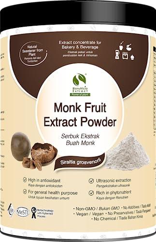 BIONUTRICIA EXTRACT BioNutricia Monk Fruit Extract Powder (50g) Natural Standardized Exrract [Beverage/Bakery Ingredient] Natural Sugar Substitude, Low Calorie
