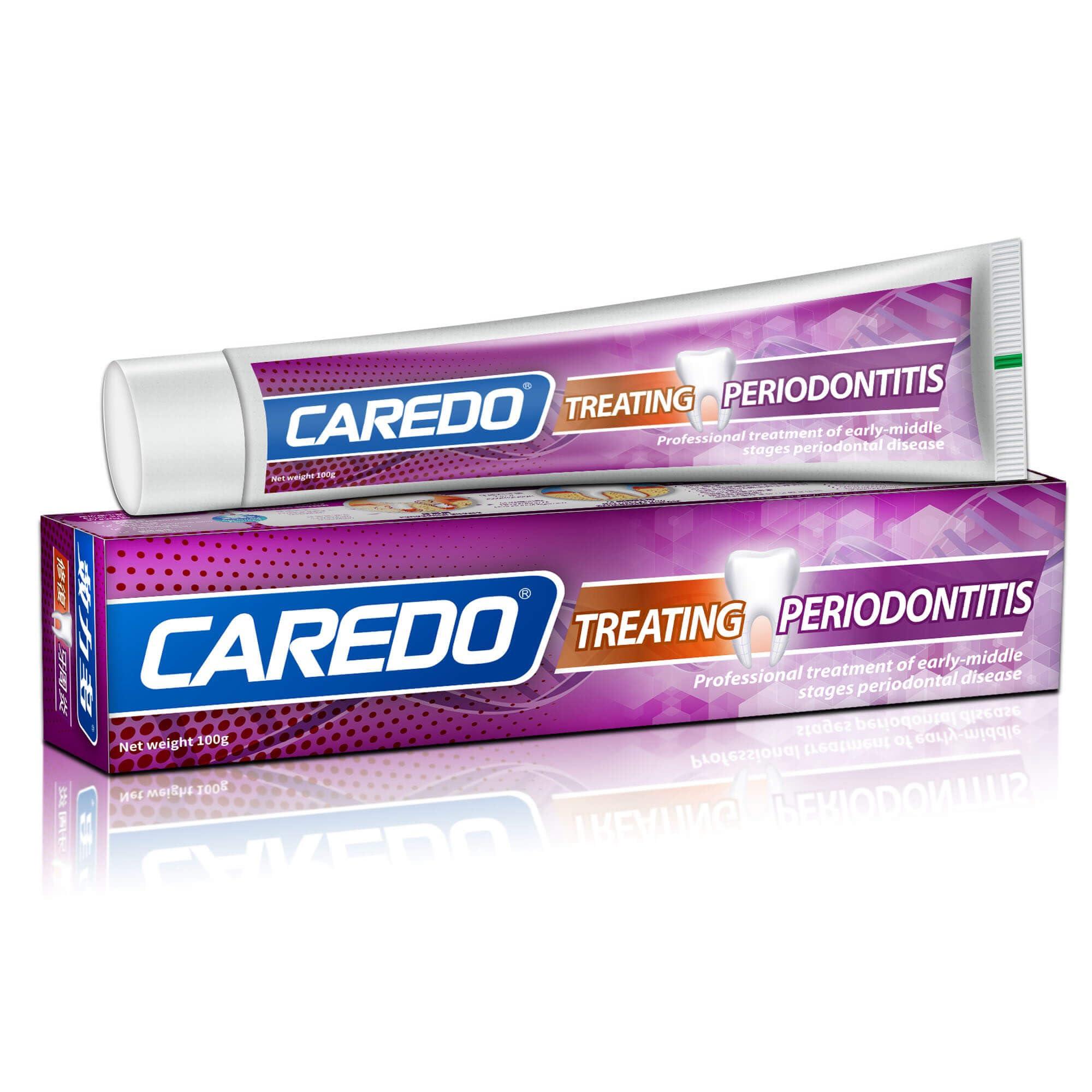 CAREDO Medicine Toothpaste Healing Early-Mid Periodontitis Treatment at Home, Gum Repair for Receding Gums, Gum Disease & Gingivitis Treatment, Periodontal Disease Treatment Hydroxyapatite Toothpaste, 3.52OZ