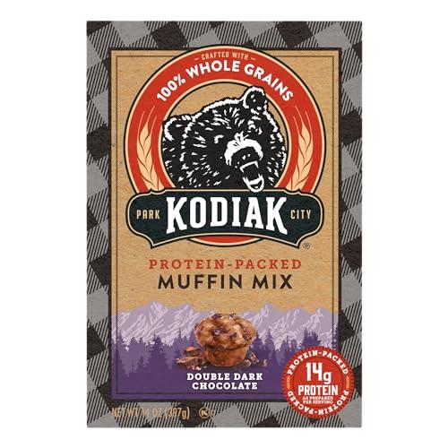 Kodiak Cakes Kodiak Cakes Power Bake Muffin Mix, Double Dark Chocolate, 14 Ounce (Pack of 6)