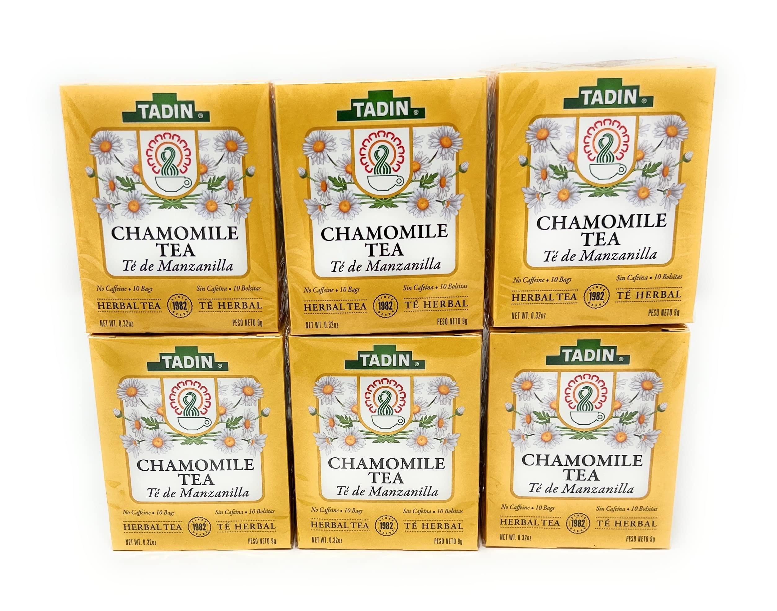 Tadin Tadin Chamomile Herbal Tea 6 Boxes Of 10 Bags Per Box (60 Bags)