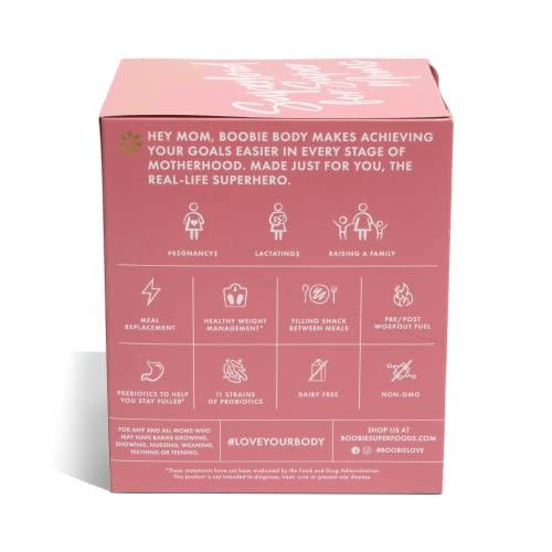 Boobie Brands Boobie Body Superfood Protein Meal Replacement Shake, Chocolate Bliss Flavor | 19g Protein | Safe For Pregnancy, Lactation, & Motherhood | Organic, Vegan, Zero Sugar, 10 Single Serve Packets (1.16 oz each)