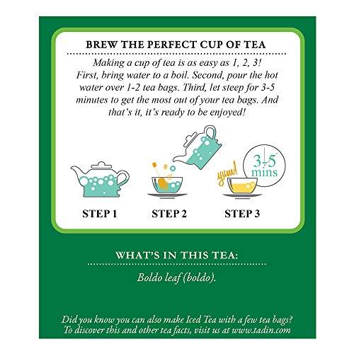 Tadin Tadin Boldo Herbal Tea (24 Teabags) (Pack of 2)