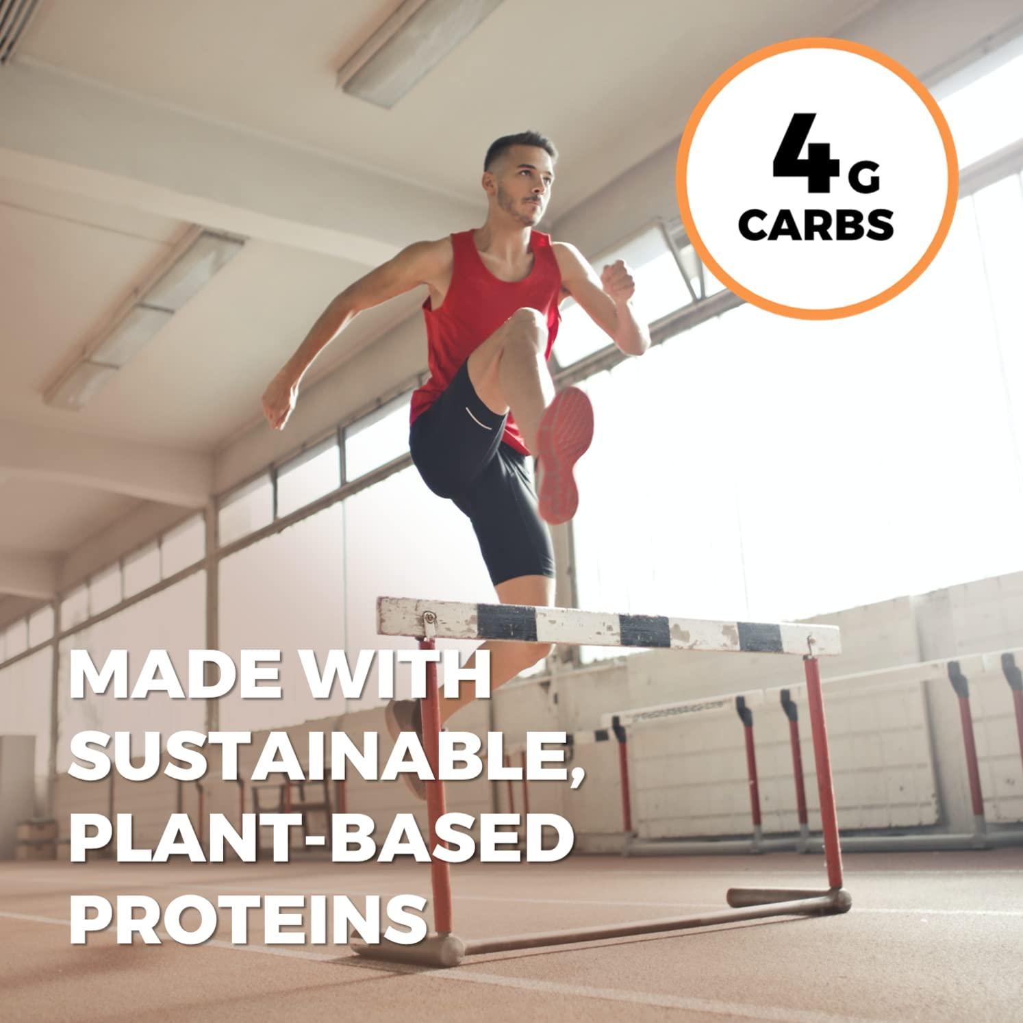 Growing Naturals Growing Naturals Organic Rice Protein Powder - 15g Plant Protein, 2.8G BCAA - Low-Carb, Low-Sugar, Non-GMO - Vanilla Blast, 16.4 Ounce (Pack of 1)