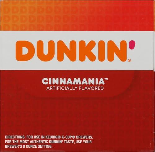 Dunkin' Dunkin Cinnamania Flavored Coffee, 10 Keurig K-Cup Pods