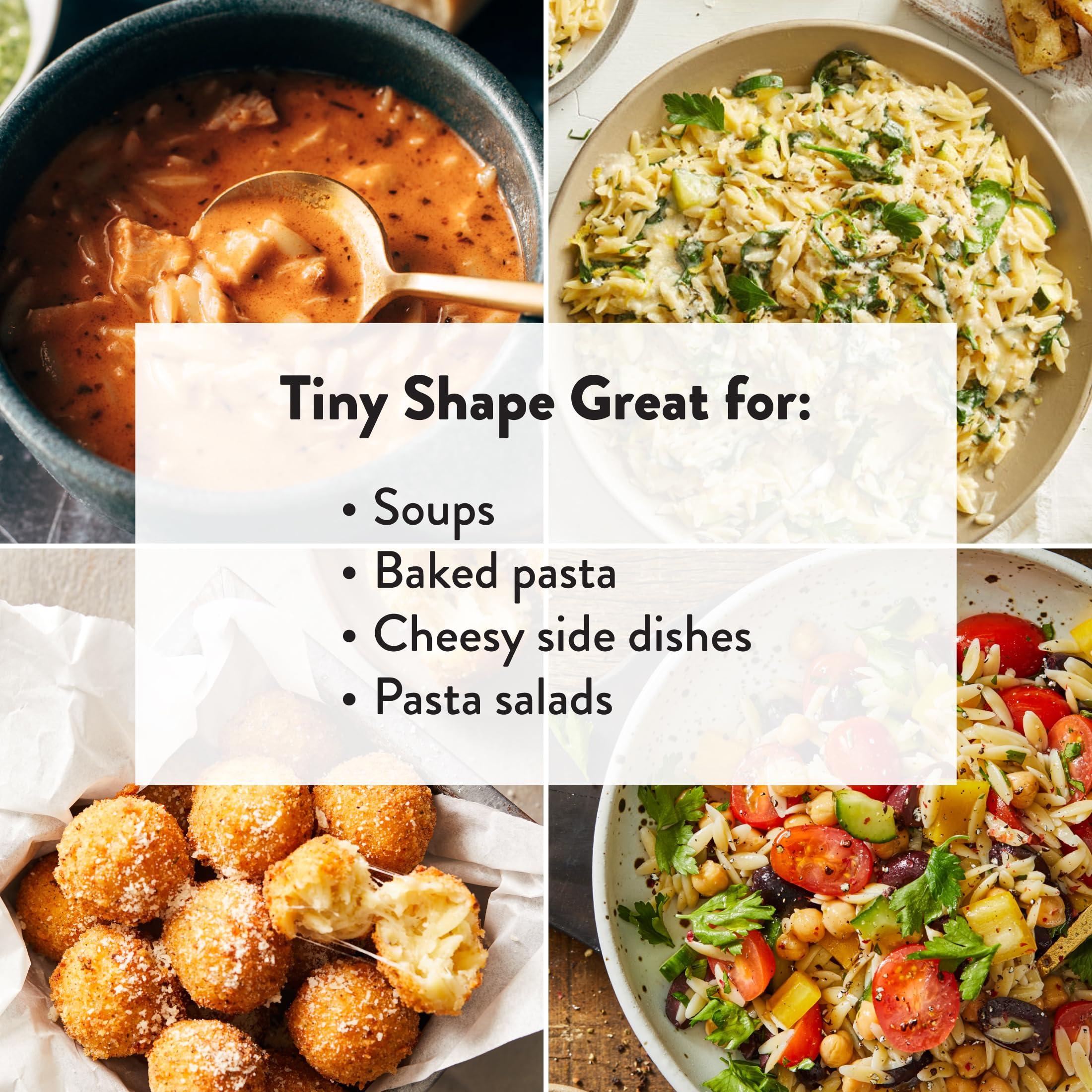 DeLallo DeLallo Gluten Free Orzo Pasta, 12 oz Bag, (7 Pack), Made with Corn and Rice Flour, Handcrafted in Italy, Non-GMO, All Natural, Kosher