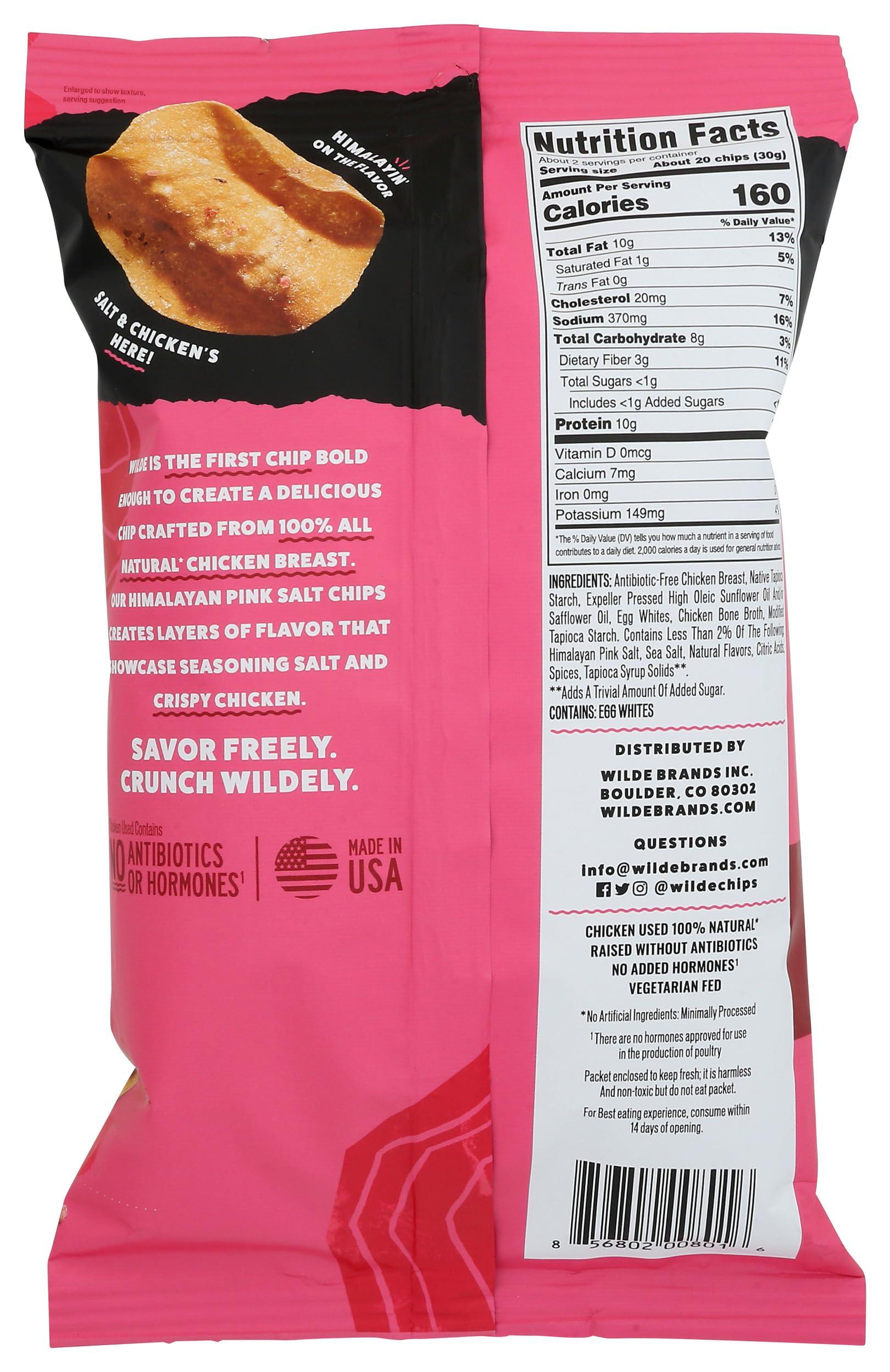 WILDE BRANDS WILDE BRANDS Himalayan Pink Salt Chicken Chips, 2.25 OZ