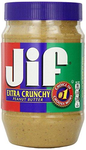 Jif Jif Extra Crunchy Peanut Butter, 40 Ounces, 7g (7% DV) of Protein per Serving, Packed with Peanuts for Extra Crunch, No Stir Peanut Butter
