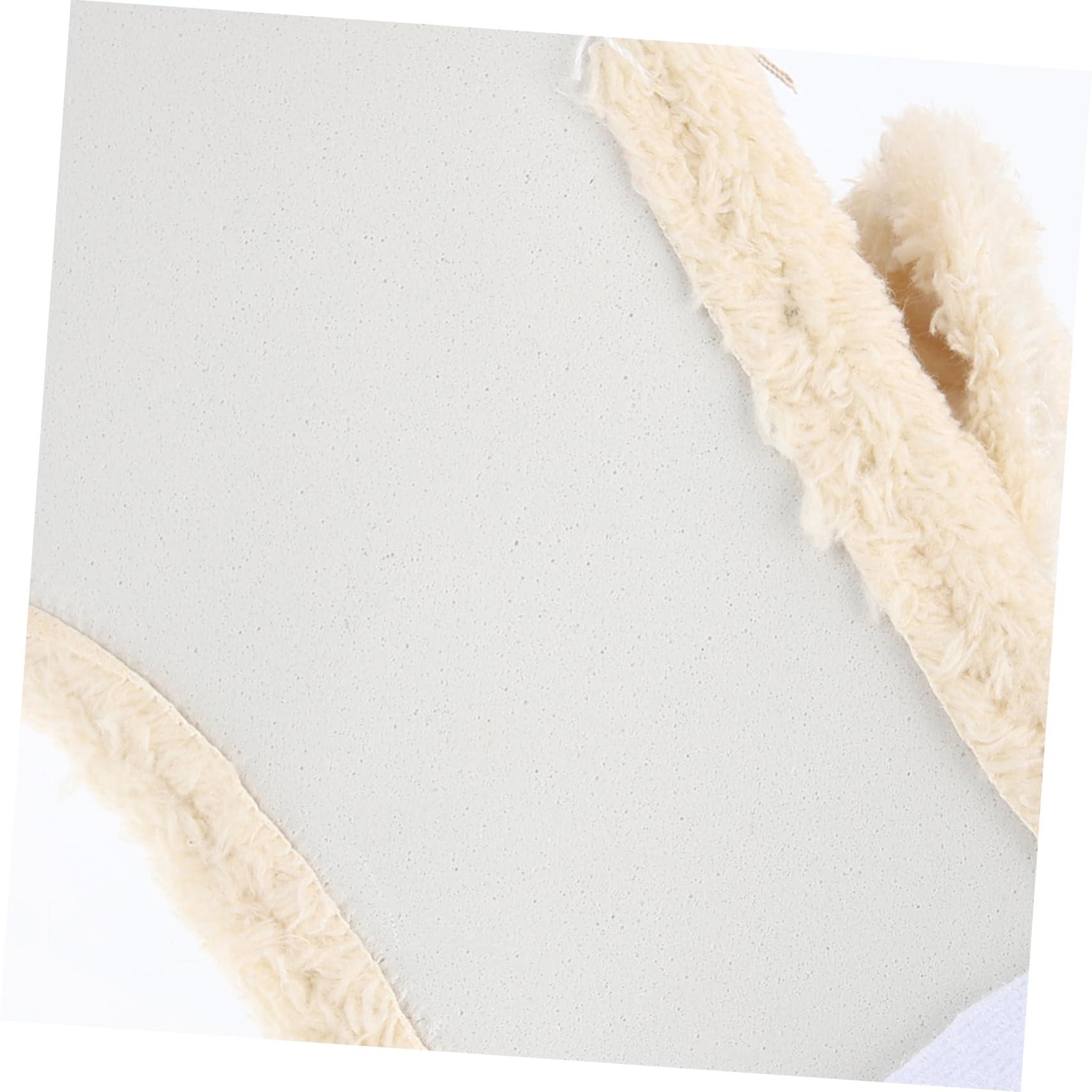 SOESFOUFU SOESFOUFU Warm Slippers for Women Thick Cotton Covers Removable Washable Lining Fur Insoles Fluffy Indoor Outdoor Slippers Inserts