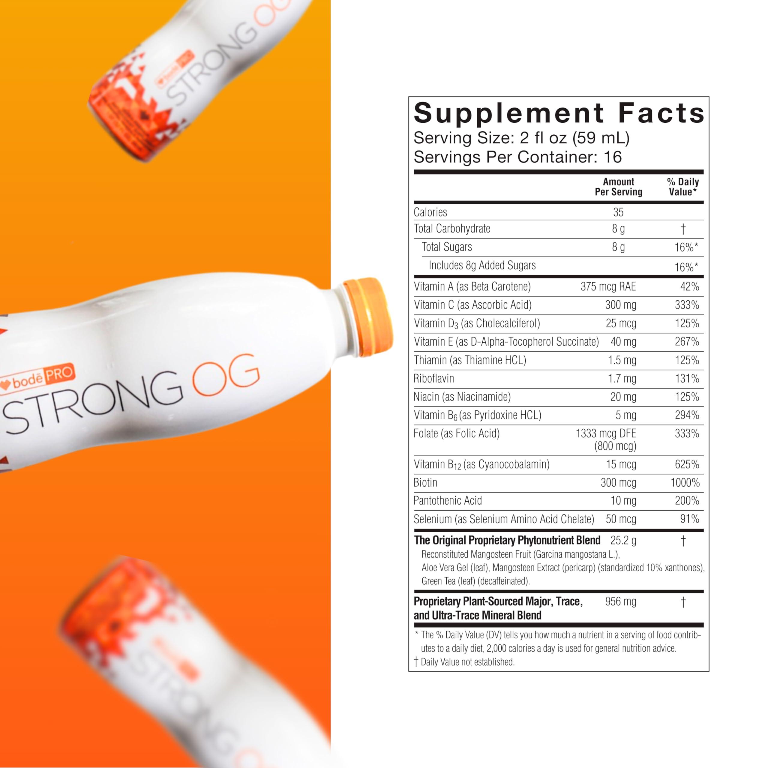 Vemma BodePRO Strong OG | Liquid Antioxidant | Magnesium, Iron, Zinc | Immune Booster | Vitamin C, B12, D3, B6, A, and E | Vitamins and Minerals | 32fl.oz.