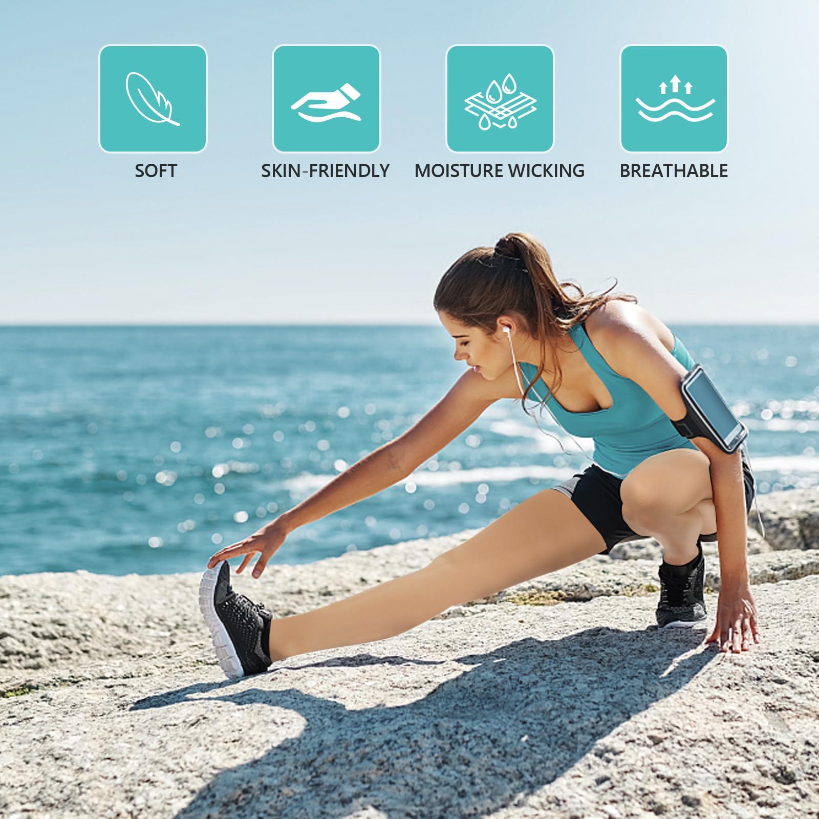 Laubawck Compression Pantyhose Stockings for Women Men, 20-30 mmHg Medical Graduated Support Opaque Closed Toe Hose Tights for Swelling, Edema Varicose Veins Waist High Compression Stockings