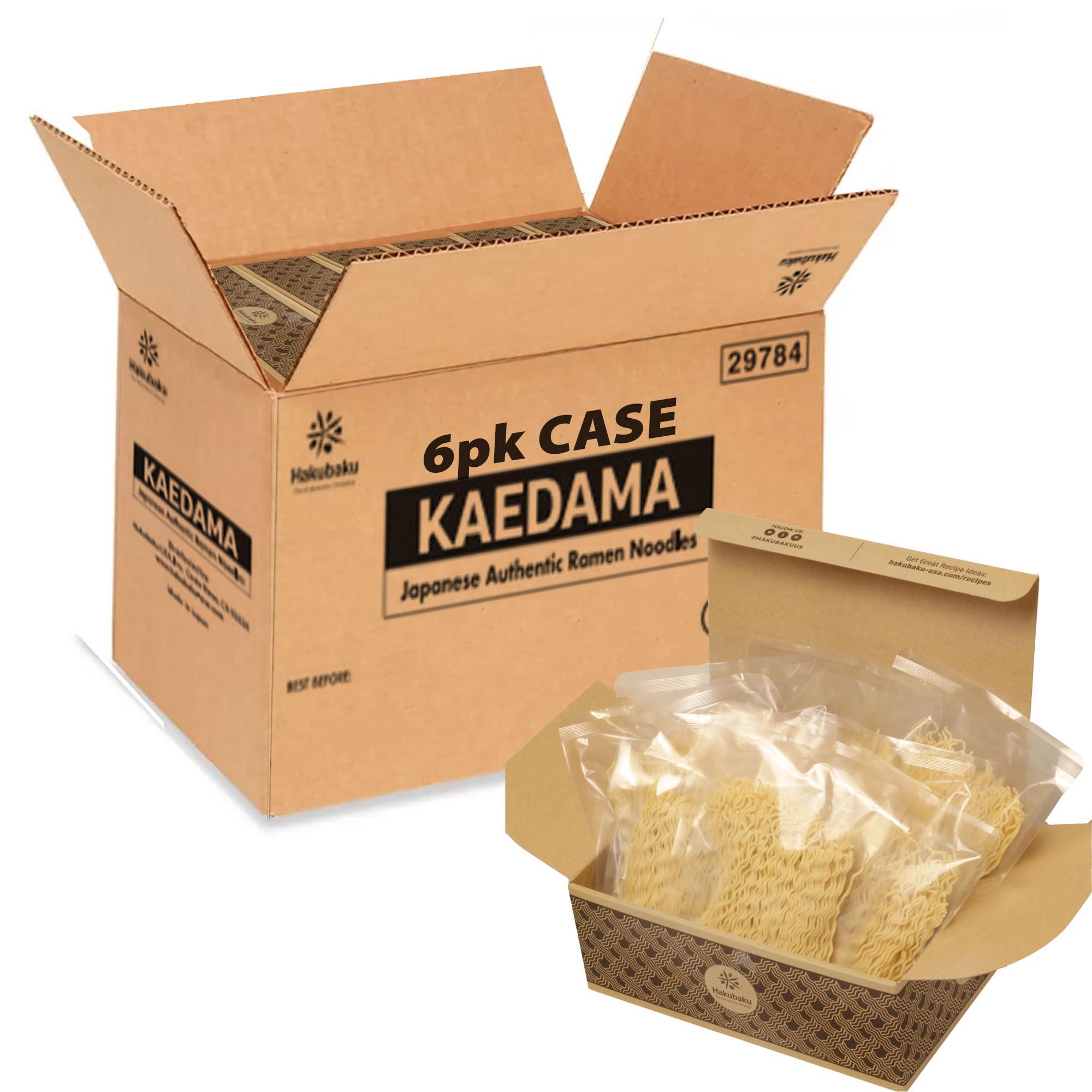 Hakubaku Kaedama - Authentic Japanese Ramen Noodles Bulk (48 pack)