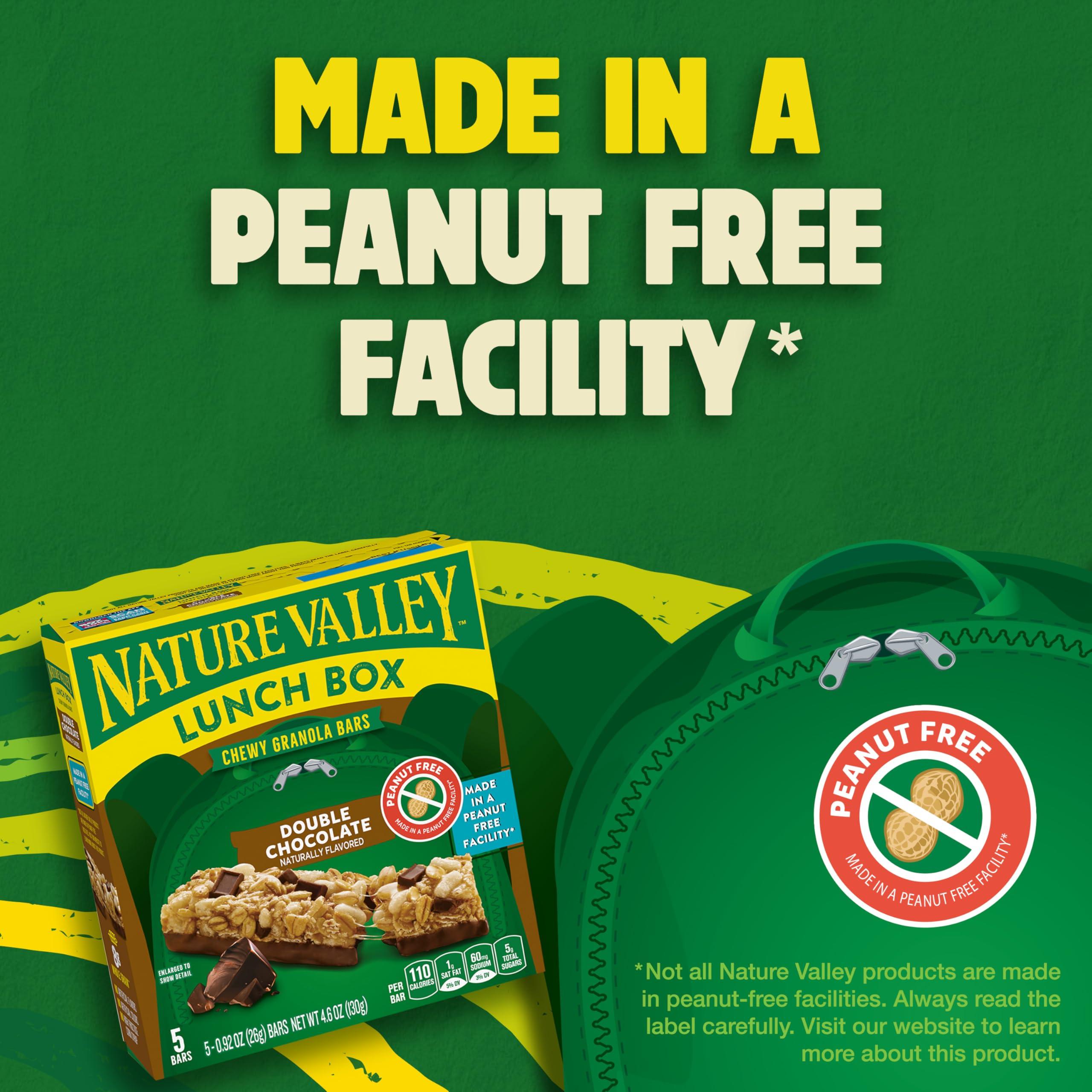 Nature Valley Nature Valley Lunch Box Chewy Granola Bars, Double Chocolate, Peanut Free, 5 Bars, 4.6 oz